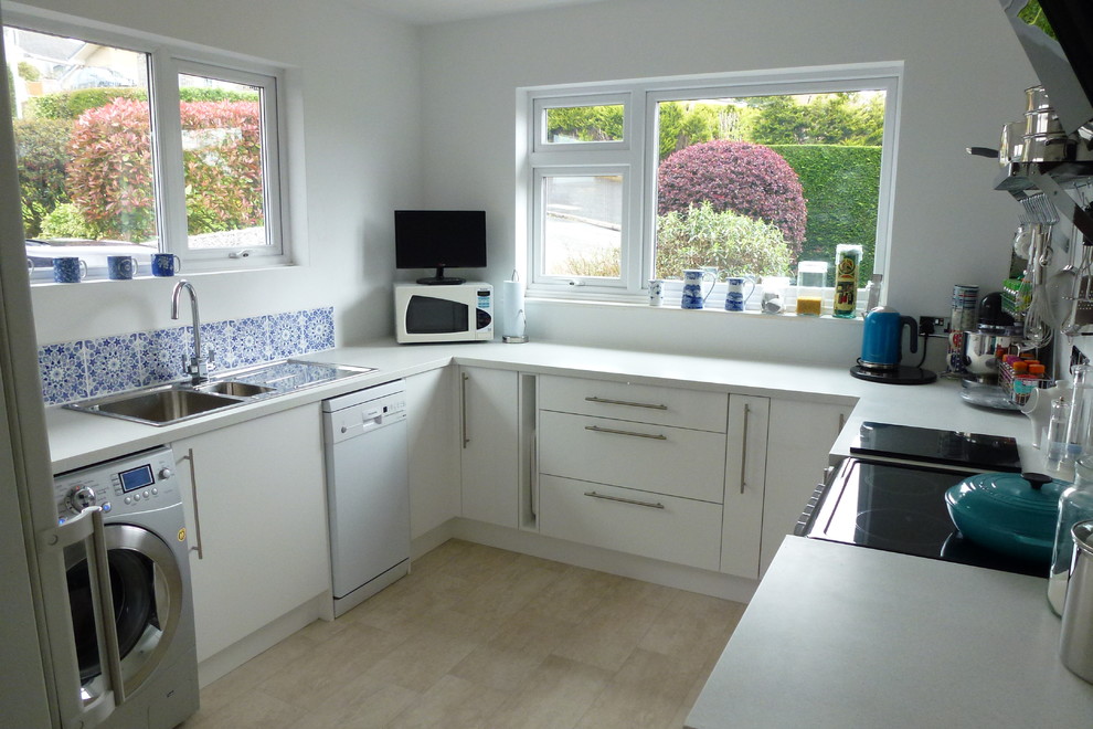 Small NorthFacing Kitchen in Devon Modern Kitchen Other Houzz