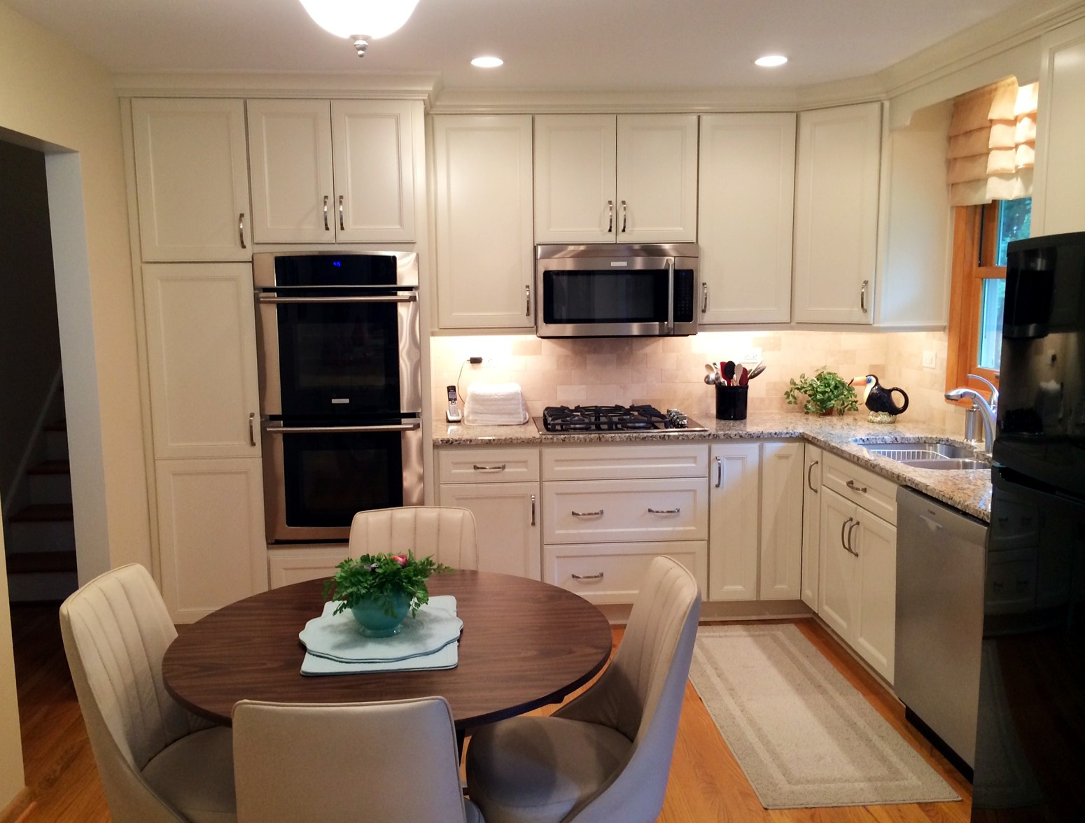 Electric Ceramic Stove Inside The Kitchen Home Interiors Stock