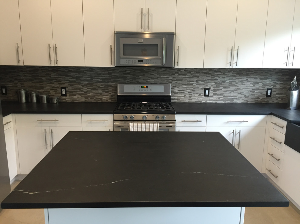 Soapstone Counters Contemporary Kitchen Los Angeles by