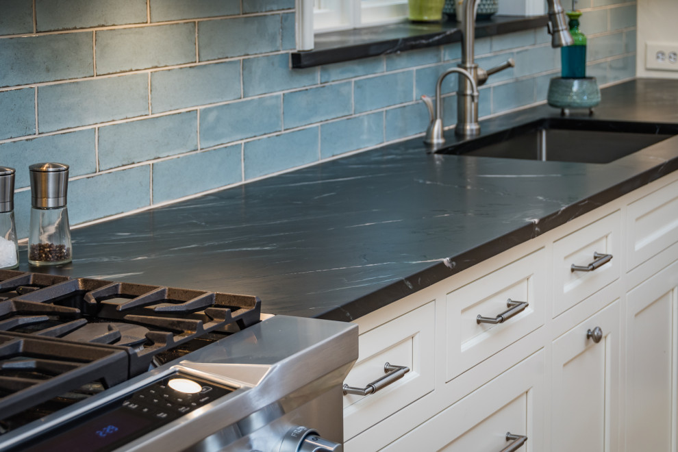 Soapstone Kitchen Countertops in St. Louis Metro Area Transitional