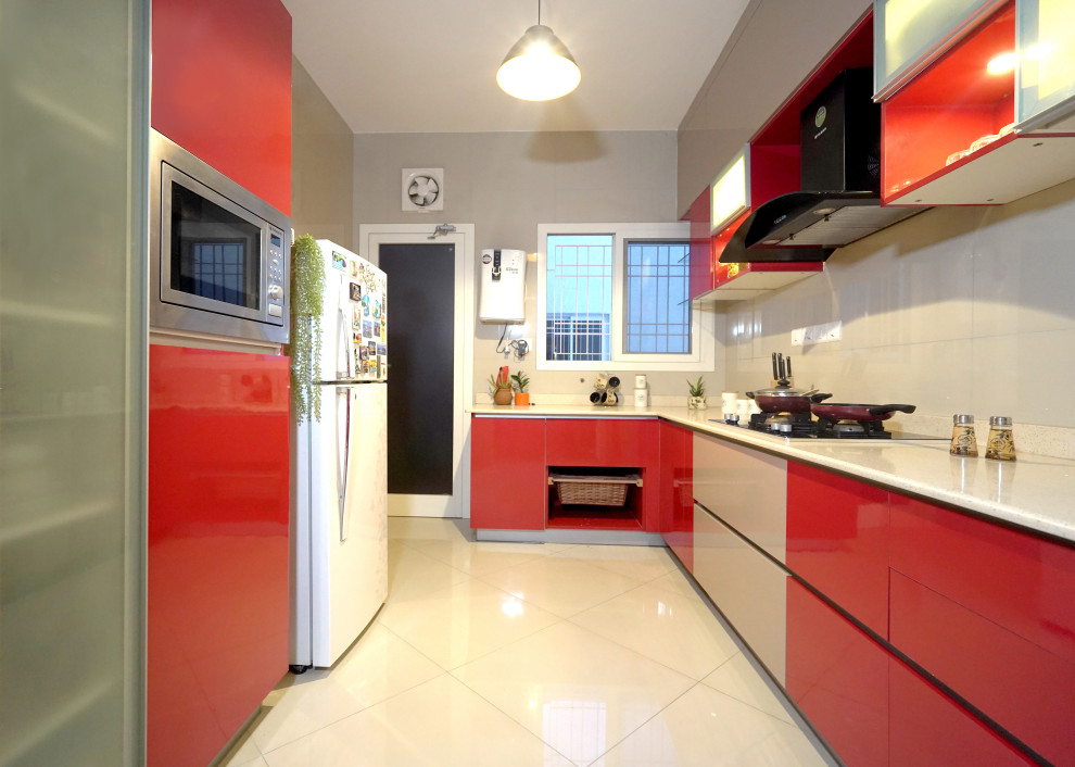 Sobha Silicon Oasis, Bangalore Kitchen Bengaluru by HomeLane Houzz