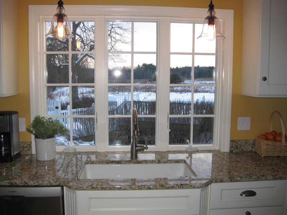 Soft White Kitchen Traditional Kitchen Bridgeport by Walker