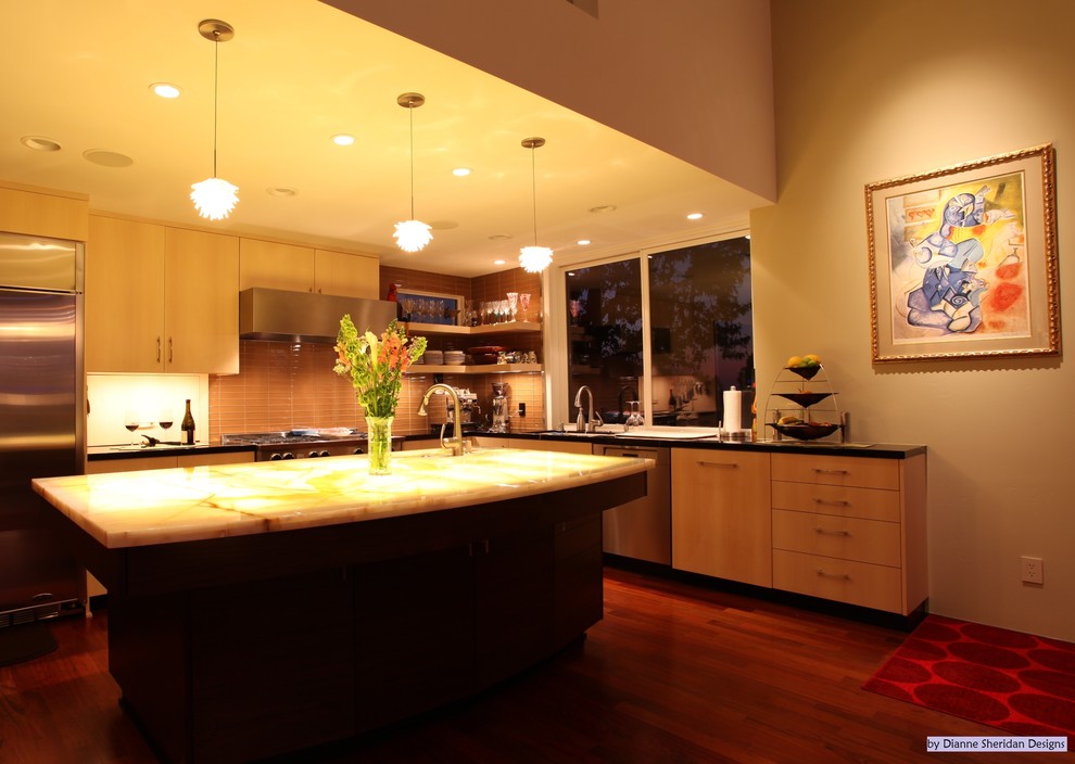 Solana Beach Contemporary Kitchen San Diego by Dianne Sheridan