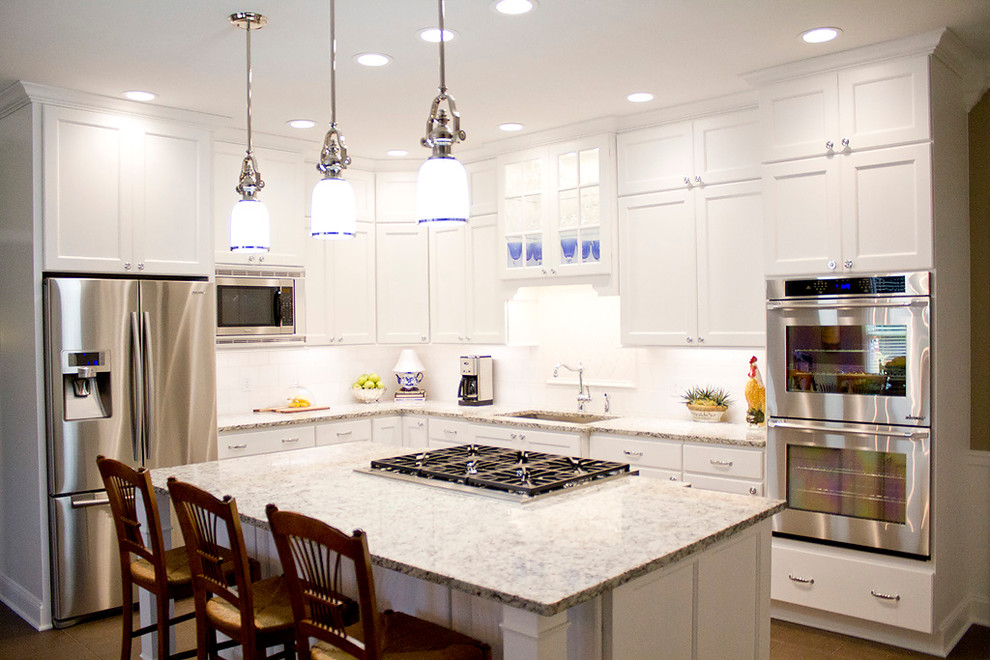 Sole Design White Kitchen Traditional Kitchen Other by Standard