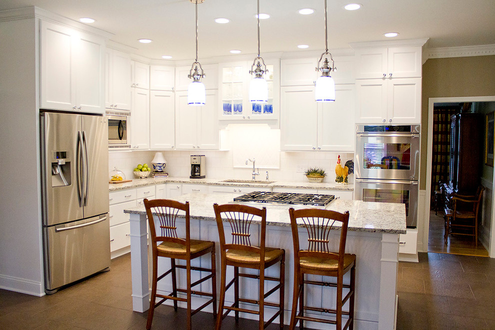 Sole Design White Kitchen Traditional Kitchen Other by Standard