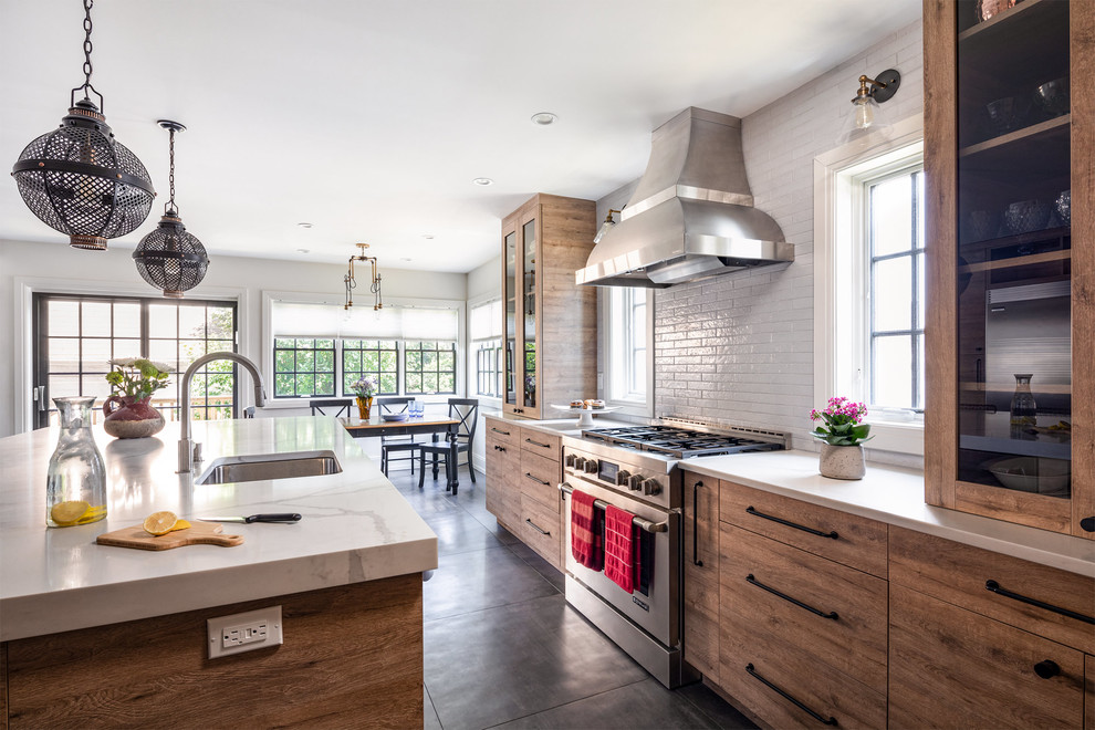 South Brooklyn Residence Contemporary Kitchen New York by TNB