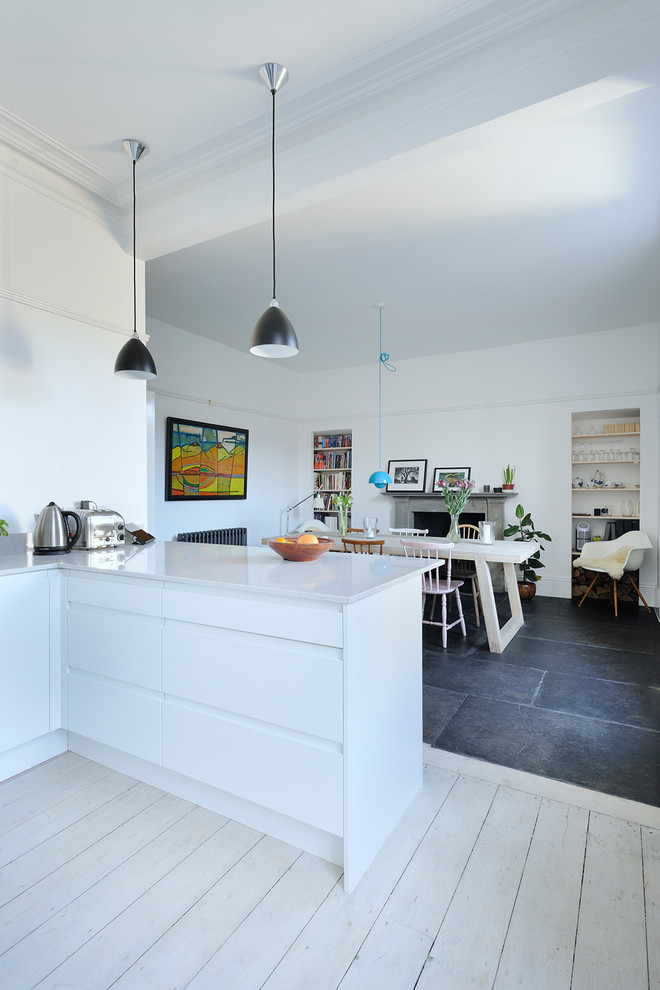 This is an example of a scandi kitchen in Other.