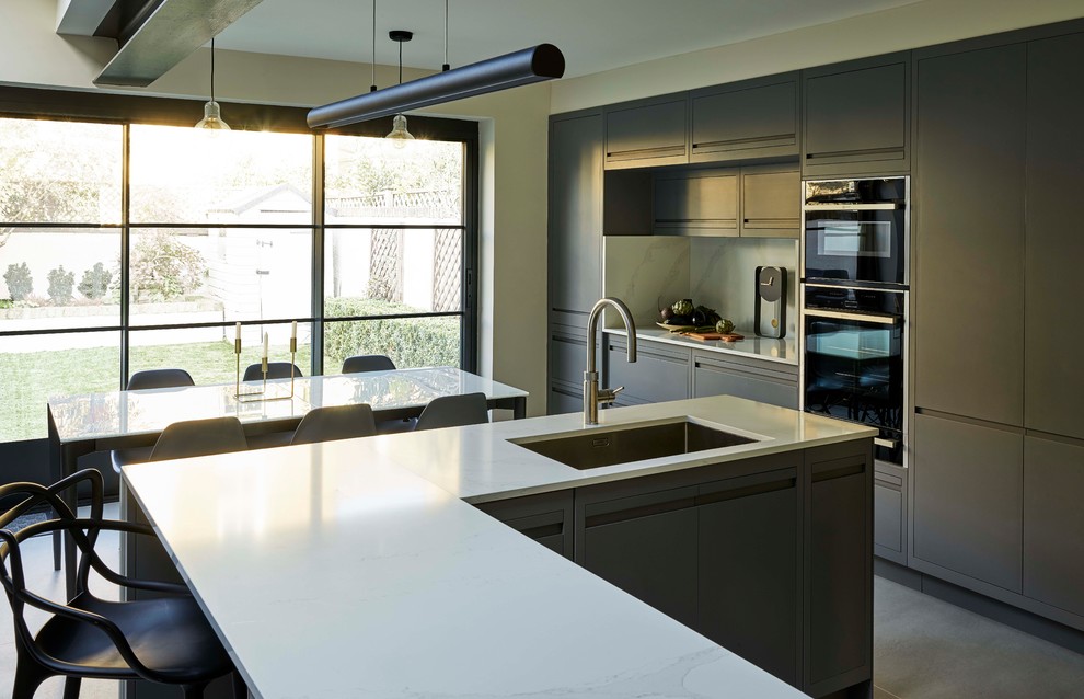 South London Victorian Terrace - Contemporary - Kitchen - London - by Harvey Jones Kitchens | Houzz