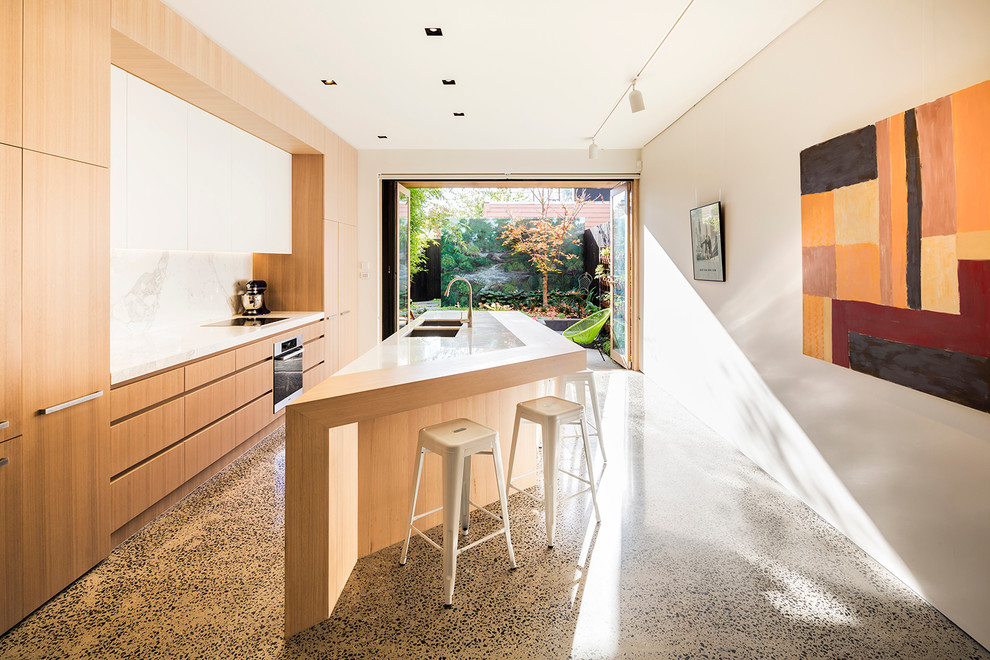 Trendy kitchen photo in Melbourne