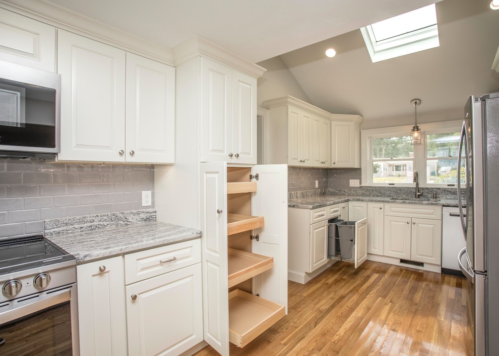 South Yarmouth Bright and Airy Kitchen Renovation Kitchen Boston