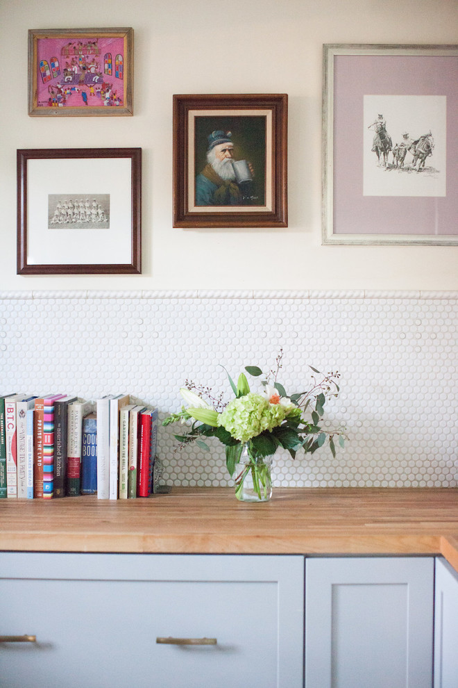 Southern Eclectic Cottage Farmhouse Dallas by Folkway Design