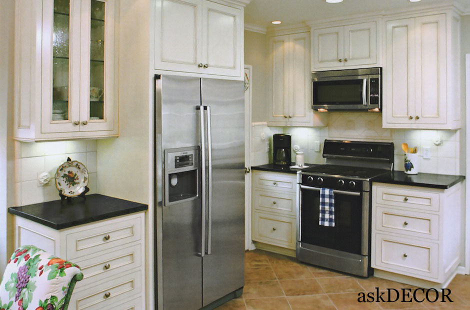 Space Saving Microwave Vent Over Slide In Oven Traditional Kitchen Orange County By Askdecor