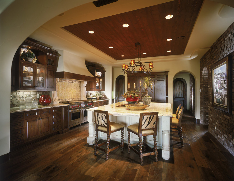 Spanish Revival/ Spanish Ranch - Mediterranean - Kitchen - Orange ...