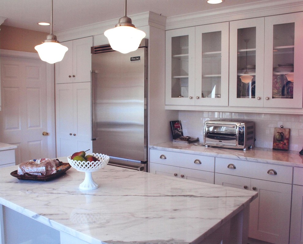Sparta White Kitchen Kitchen New York by Sparta Trades Houzz