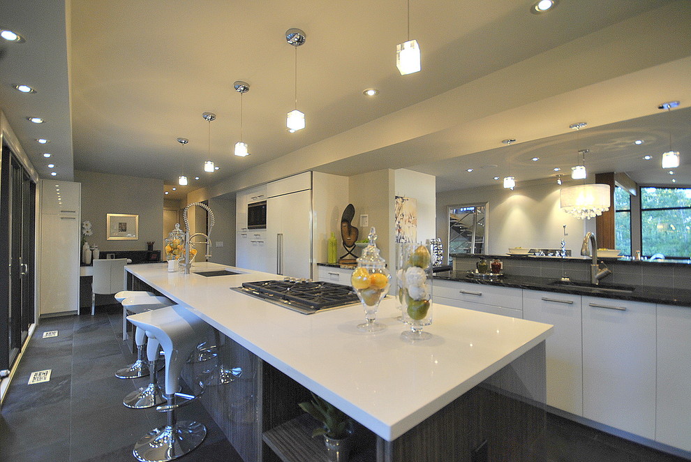 Spectacular Contemporary Kitchen in Edmonton, AB, Canada Contemporary