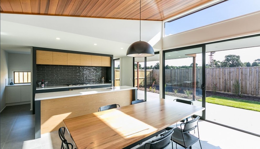 Spirit Display Home Modern Kitchen Geelong by Dennehy