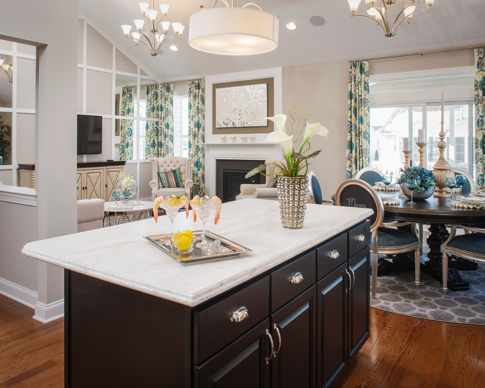 This is an example of a nautical kitchen in Wilmington.