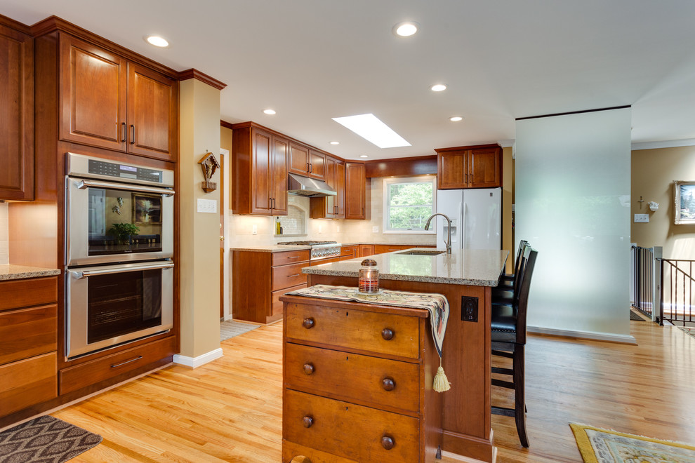 Springfield, VA Transitional Kitchen Design by Reico Kitchen & Bath - Transitional - Kitchen ...