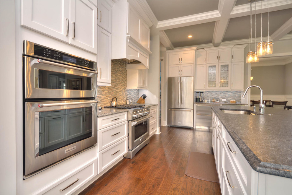 St James White Painted Transitional Kitchen Other by