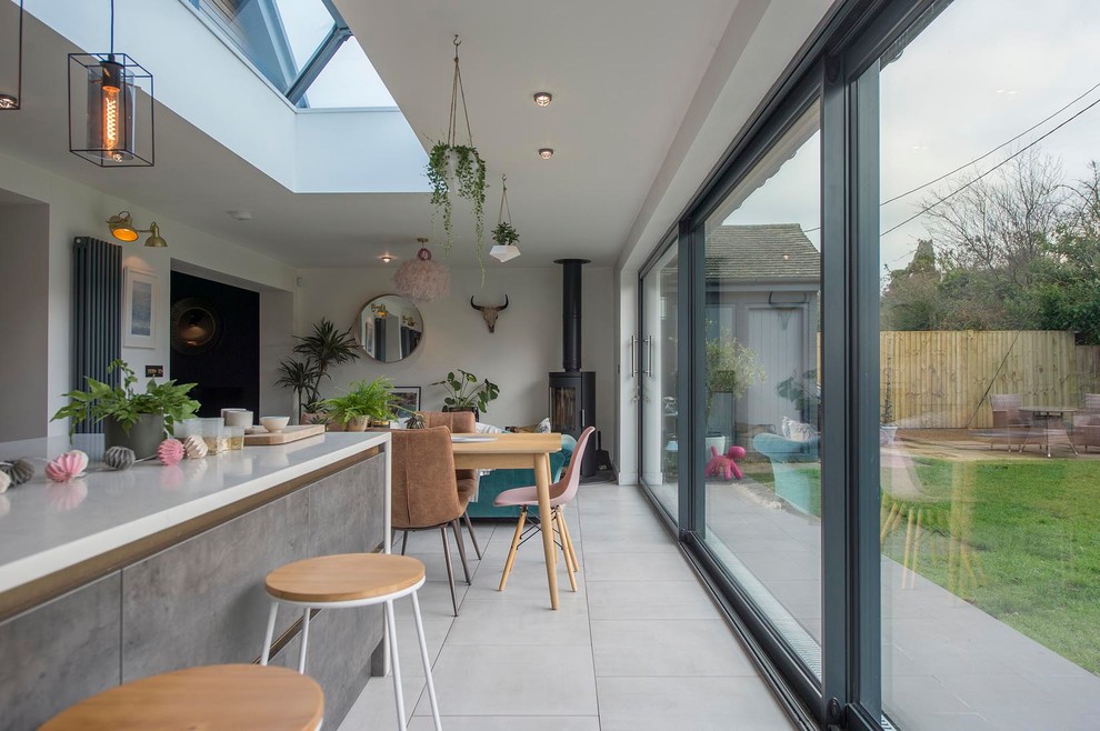 Staffordshire Bungalow Kitchen Extension Contemporary Kitchen
