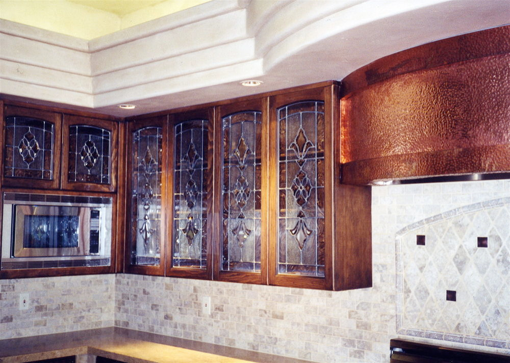 Etched Glass Cabinet Houzz