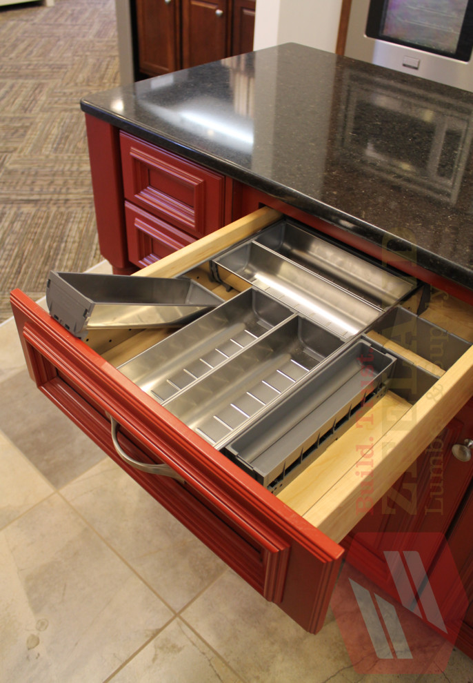 Stainless Cutlery Divider Traditional Kitchen Grand Rapids by