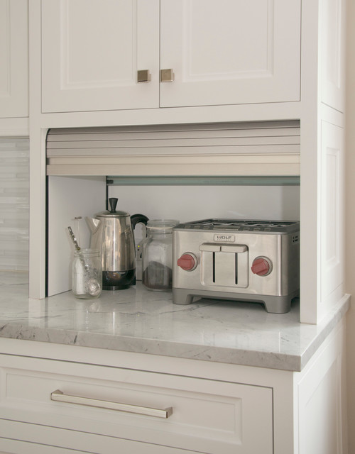 Stainless Steel Appliance Garage Transitional Kitchen Chicago by DG Kitchen Bath Houzz