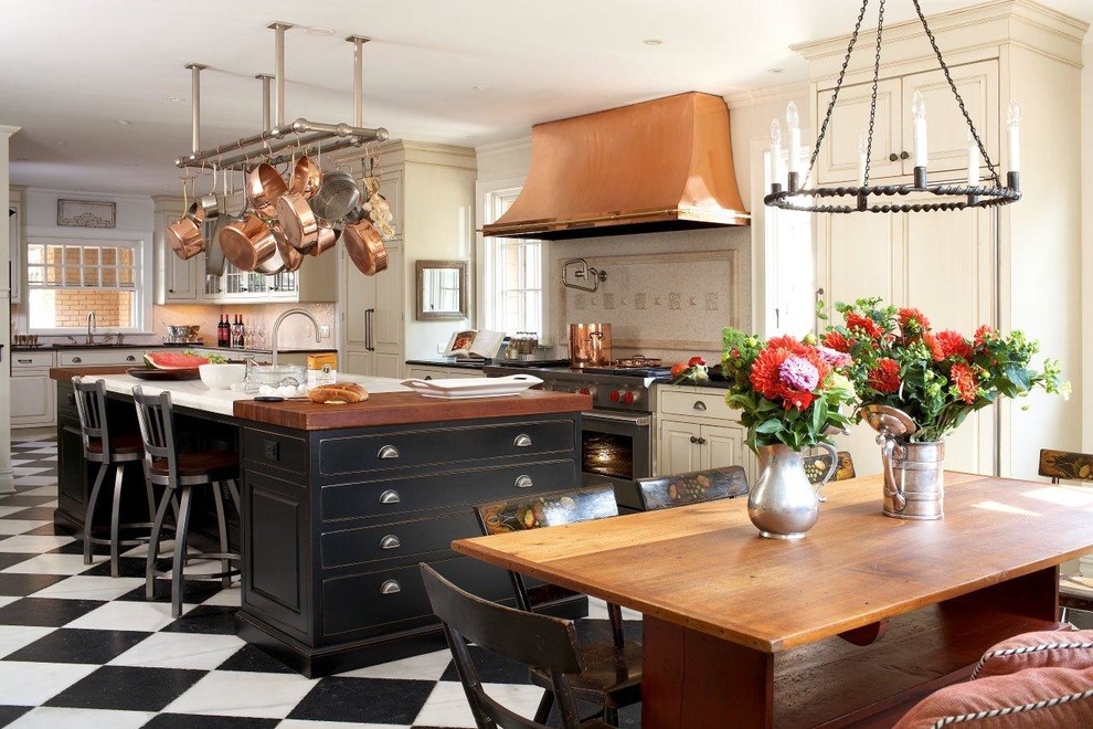 Stanford White Estate - Country - Kitchen - Newark - by Design Logic ...