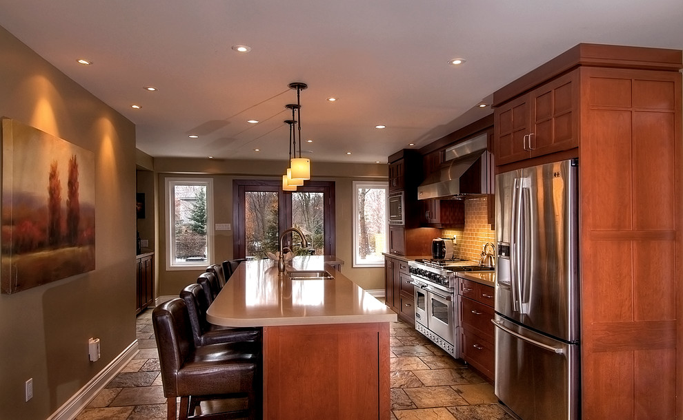 STARBUCKS-STYLE KITCHEN - Transitional - Kitchen - Toronto - by Bette ...