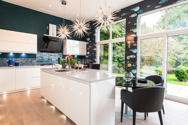 Statement Kitchen Dining Room Modern Kitchen Other by