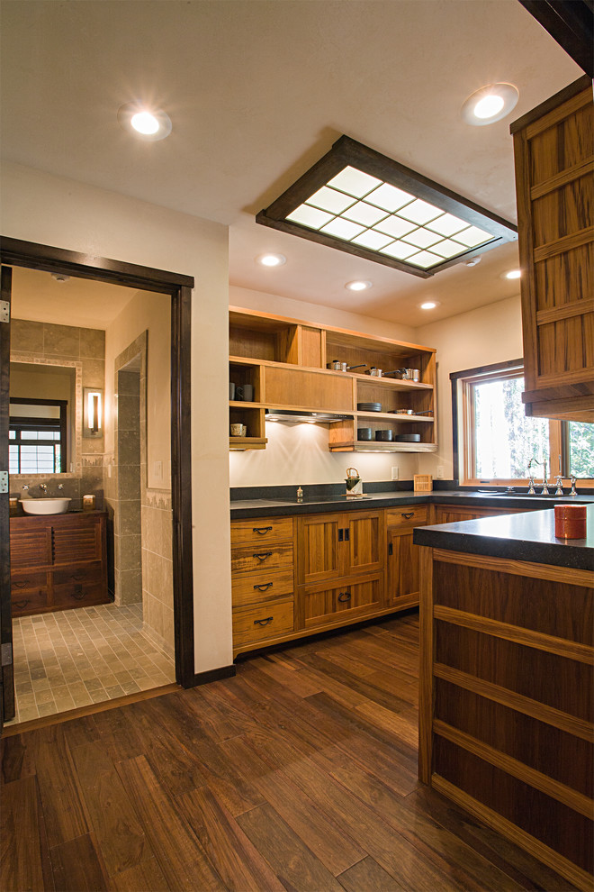 This is an example of a world-inspired kitchen in Denver.