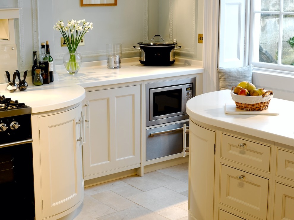 Design ideas for a medium sized classic kitchen in Wiltshire.