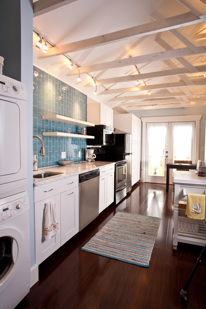 Design ideas for a nautical kitchen in Tampa.
