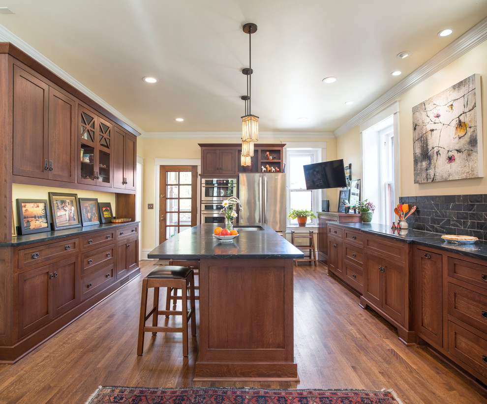 Stickley Inspired Kitchen Craftsman Kitchen Kansas City by