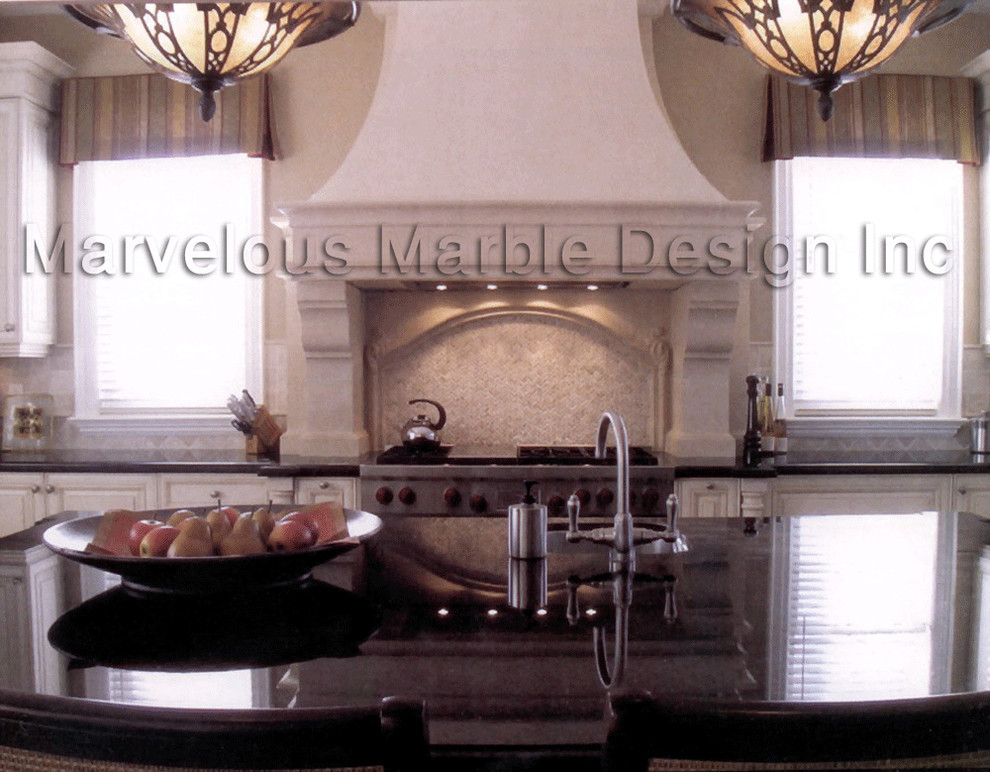 Stone Range Hood Traditional Kitchen Toronto by Marvelous