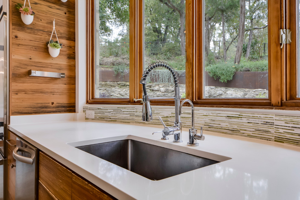 Stratford Dr. Contemporary Kitchen Austin by Capstone Custom