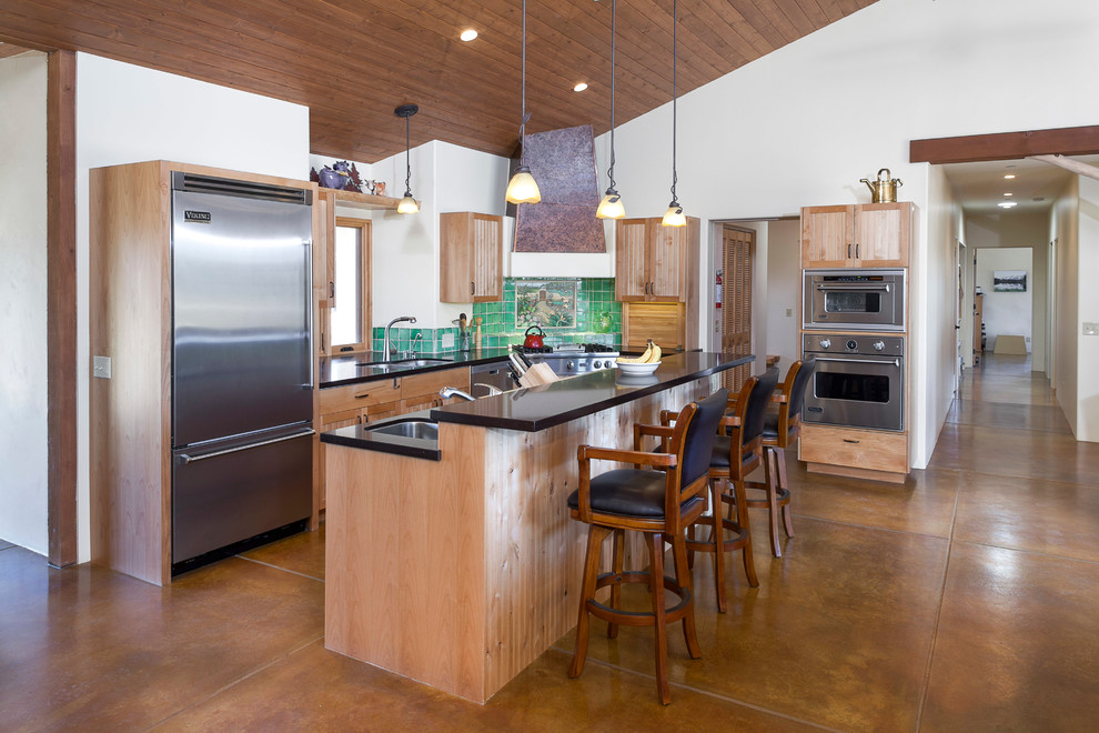 Design ideas for a farmhouse kitchen in Santa Barbara.