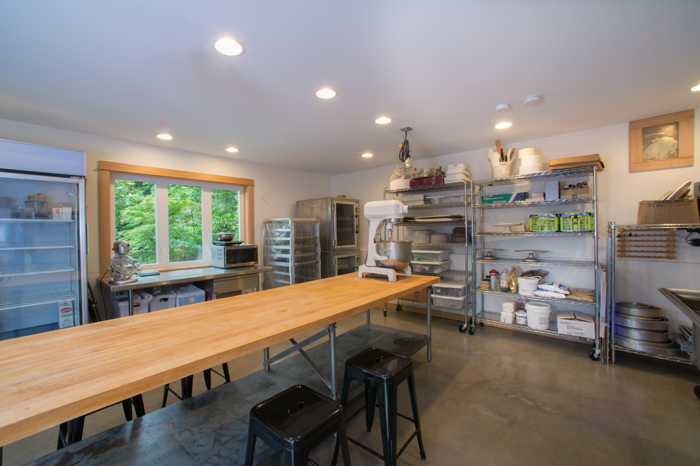 Kleine Moderne Küche in Seattle