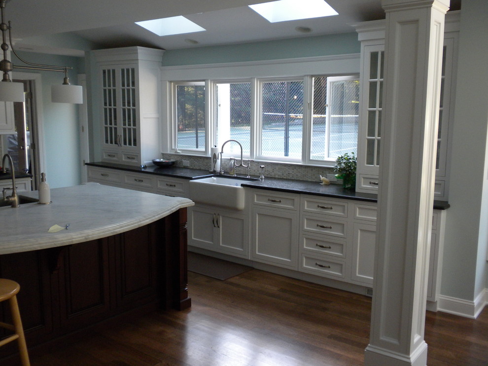 Stunning Backsplash Traditional Kitchen New York by Town