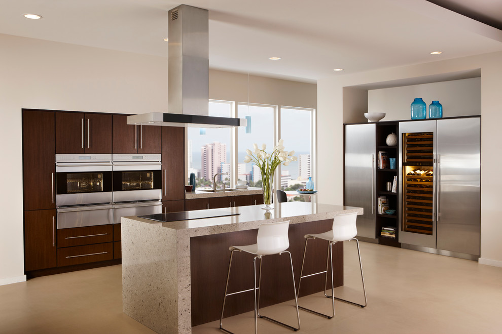 Sub Zero Wolf Kitchens Contemporary Kitchen Los Angeles By Universal Appliance And Kitchen Center Houzz