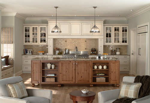 Deep drawer kitchen island maximizing storage efficiency