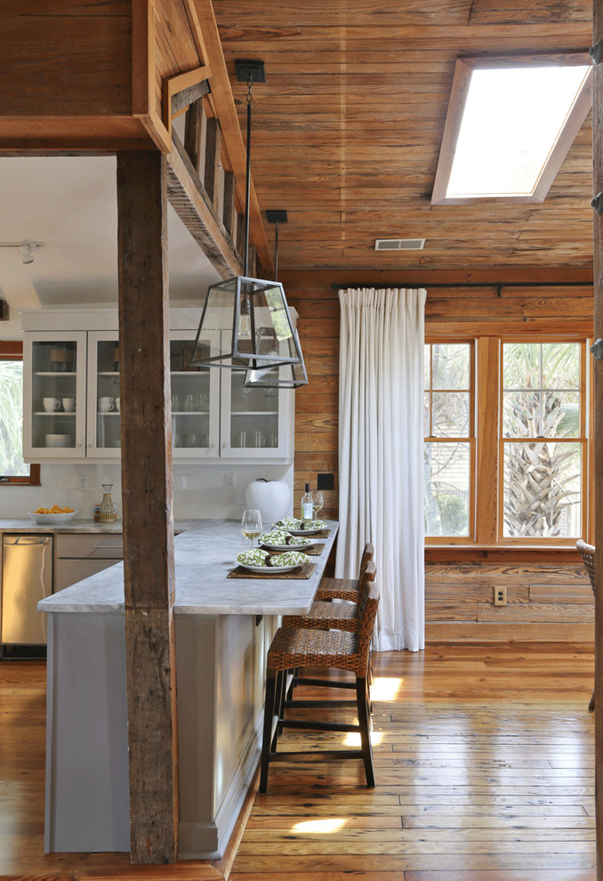 Inspiration for a coastal kitchen remodel in Charleston