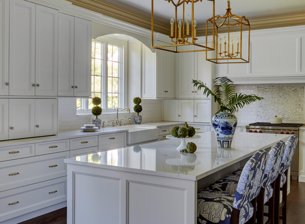 Sunny Suburban - Traditional - Kitchen - Chicago - by PB Kitchen Design ...