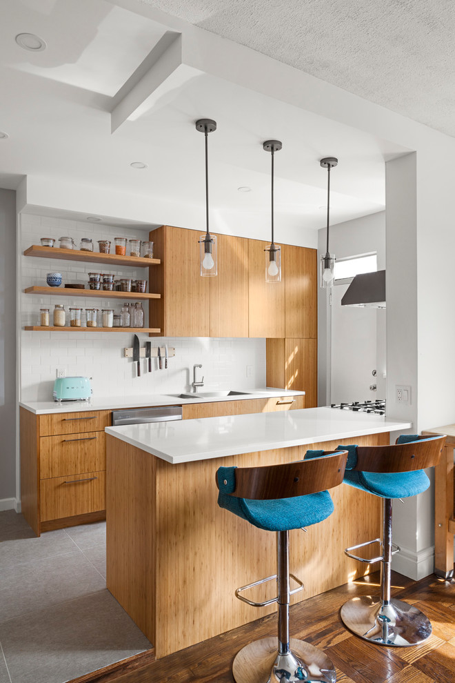 World-inspired kitchen in New York.
