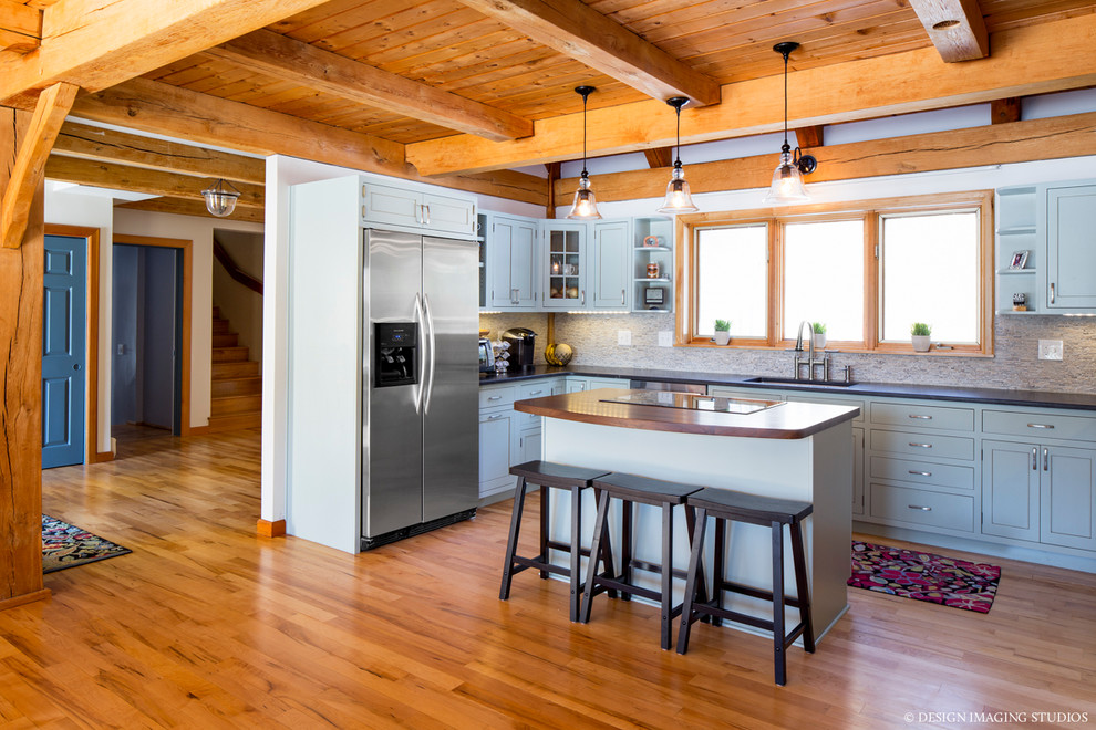 Swandale Kitchen and MudroomMendon, MA Farmhouse Kitchen Boston