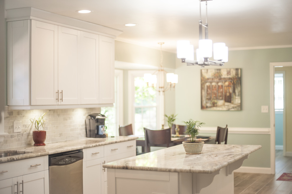 Swift Current Glacier Countertop Transitional Kitchen Raleigh