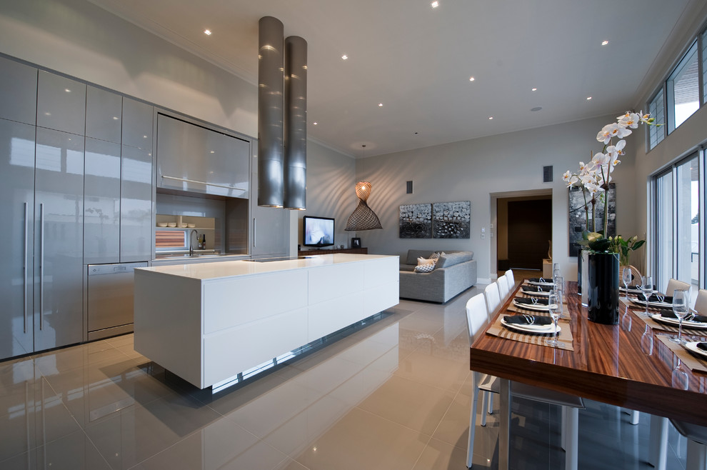 Inspiration for a contemporary kitchen in Adelaide.
