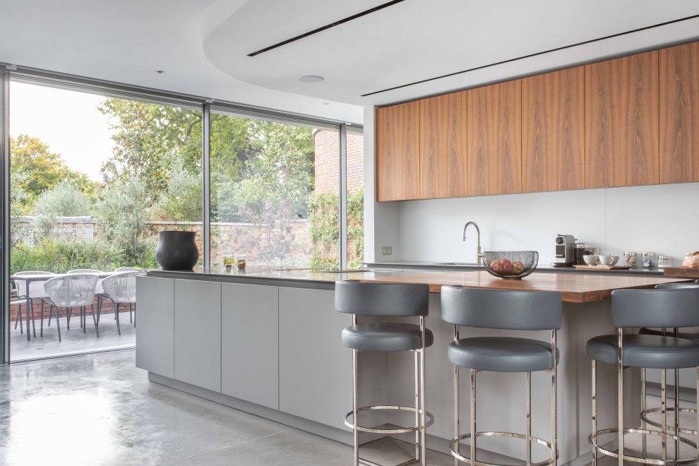 Inspiration for a contemporary kitchen in London.