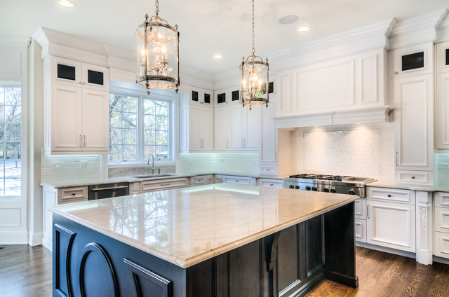 Scottsdale Traditional Kitchen, Taj Mahal Island - Traditional - Kitchen -  Phoenix - by Chisel Marble & Granite