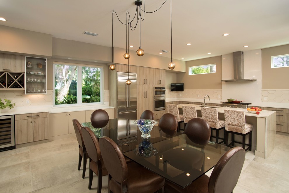 Taj Mahal Kitchen With Cambria Neport Perimeter Transitional 